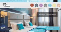 Desktop Screenshot of hotelprincealbert.com